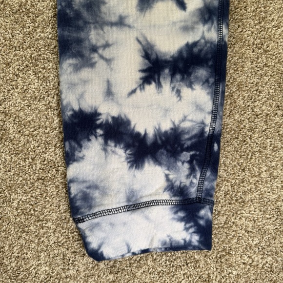 Karen Kane Womens Size L Blue White Tie Die Drawstring Jogger Sweatpants - Picture 3 of 16